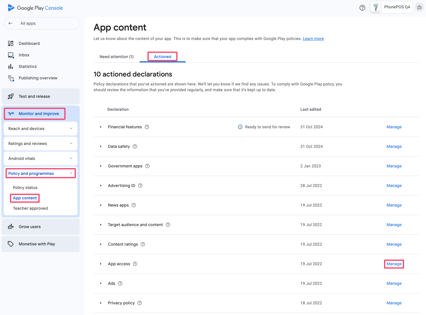 Testing Instructions Step 1